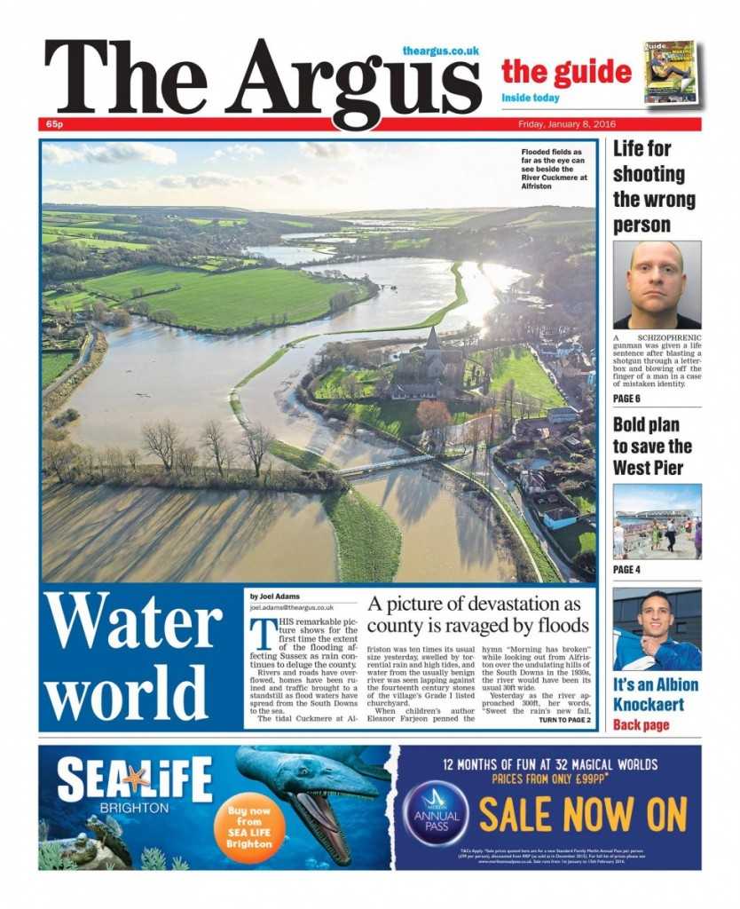 argus front page